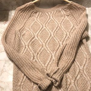Nude winter sweater